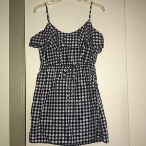 Express Gingham print dress